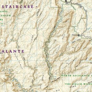Canyons of the Escalante Map [Grand Staircase-Escalante National Monument] (National Geographic Trails Illustrated Map, 710)