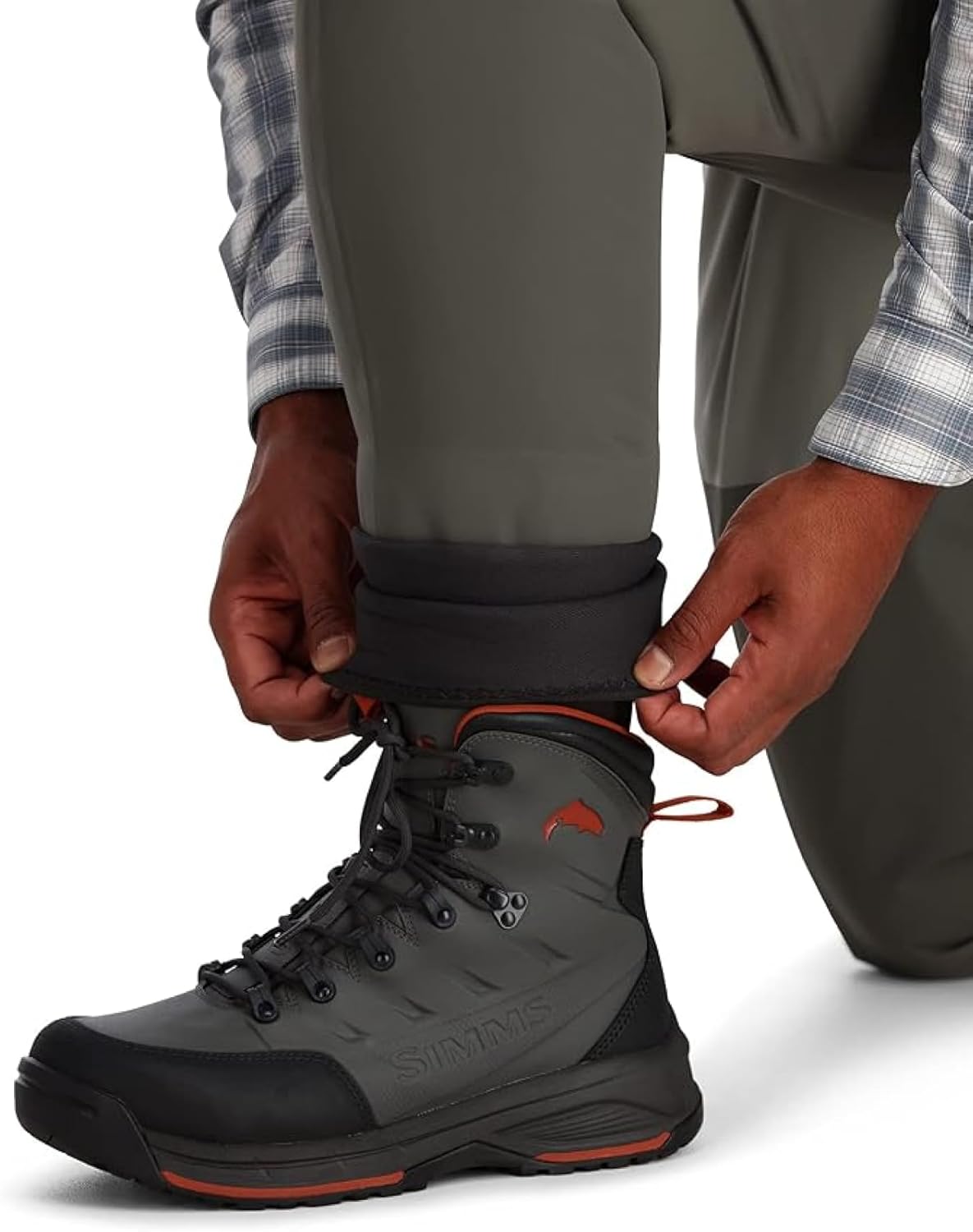 Simms Freestone Z Mens Fishing Waders, Waterproof Chest Stockingfoot Waders w/Gravel Guards, Hunting and Fly Fishing Waders - Image 7