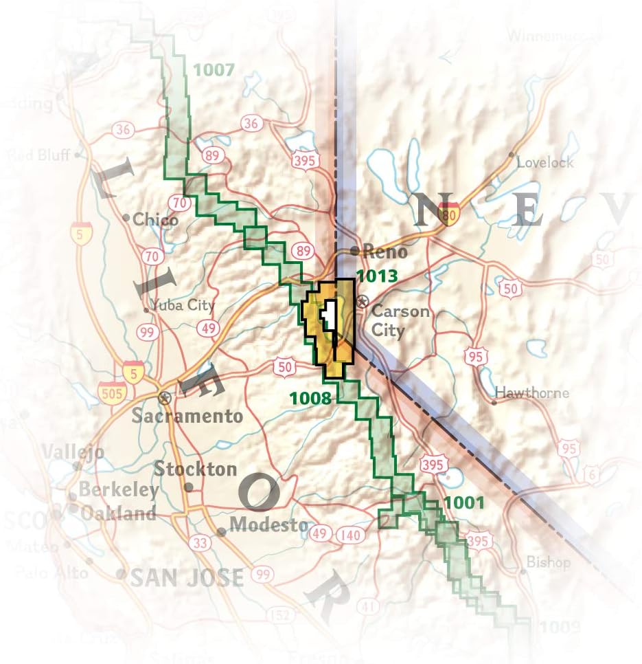 Tahoe Rim Trail Map (National Geographic Topographic Map Guide, 1013) - Image 4